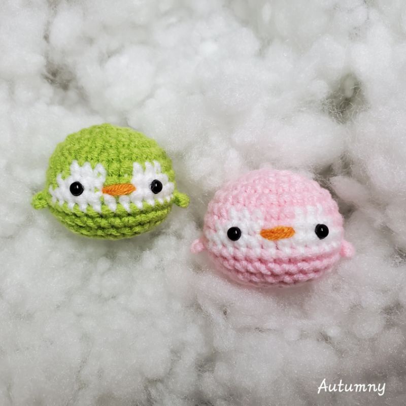 Móc khoá Chim cánh cụt nhỏ nhắn xinh xắn bằng len handmade - Amigurumi - Quà tặng người thân, bạn bè, quà tặng sinh nhật