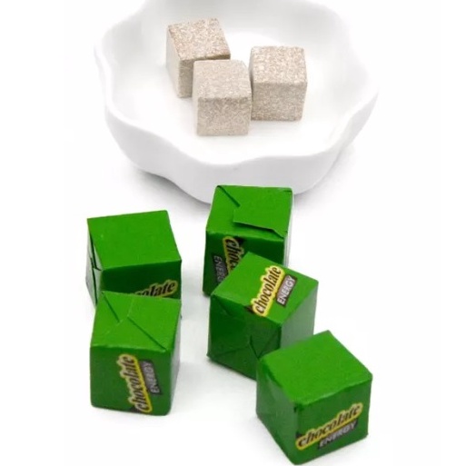 10 viên kẹo cube chocolate
