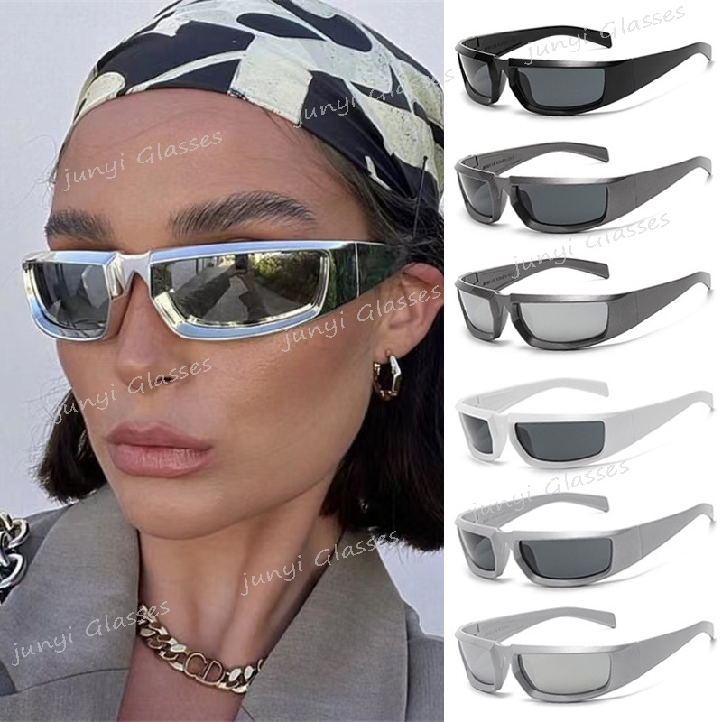 Kính Mát Y2K Phong Cách Steampunk Thời Trang Cho Nữ