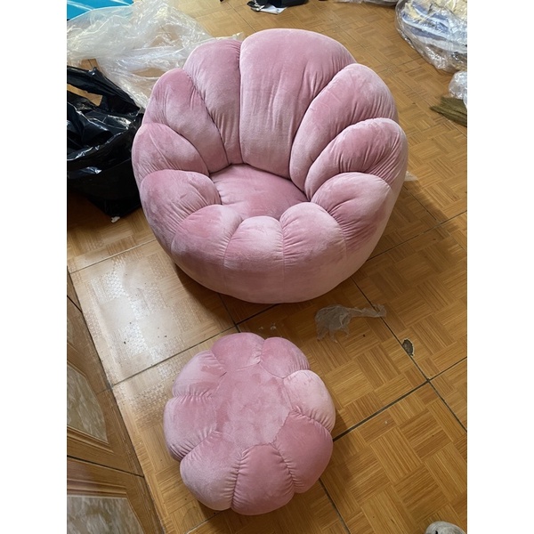 [ Hàng không có khung đọc size trước khi mua ] Ghế sofa hình bông hoa IGUN BEDDING kèm ghế nhỏ size ghế to 70x55 | BigBuy360 - bigbuy360.vn