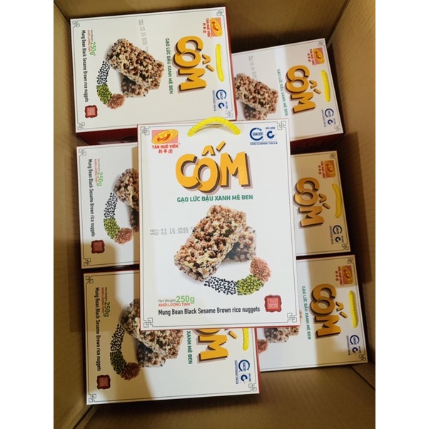 CỐM GẠO LỨC ĐẬU XANH TÂN HUÊ VIÊN (hộp quai xách)