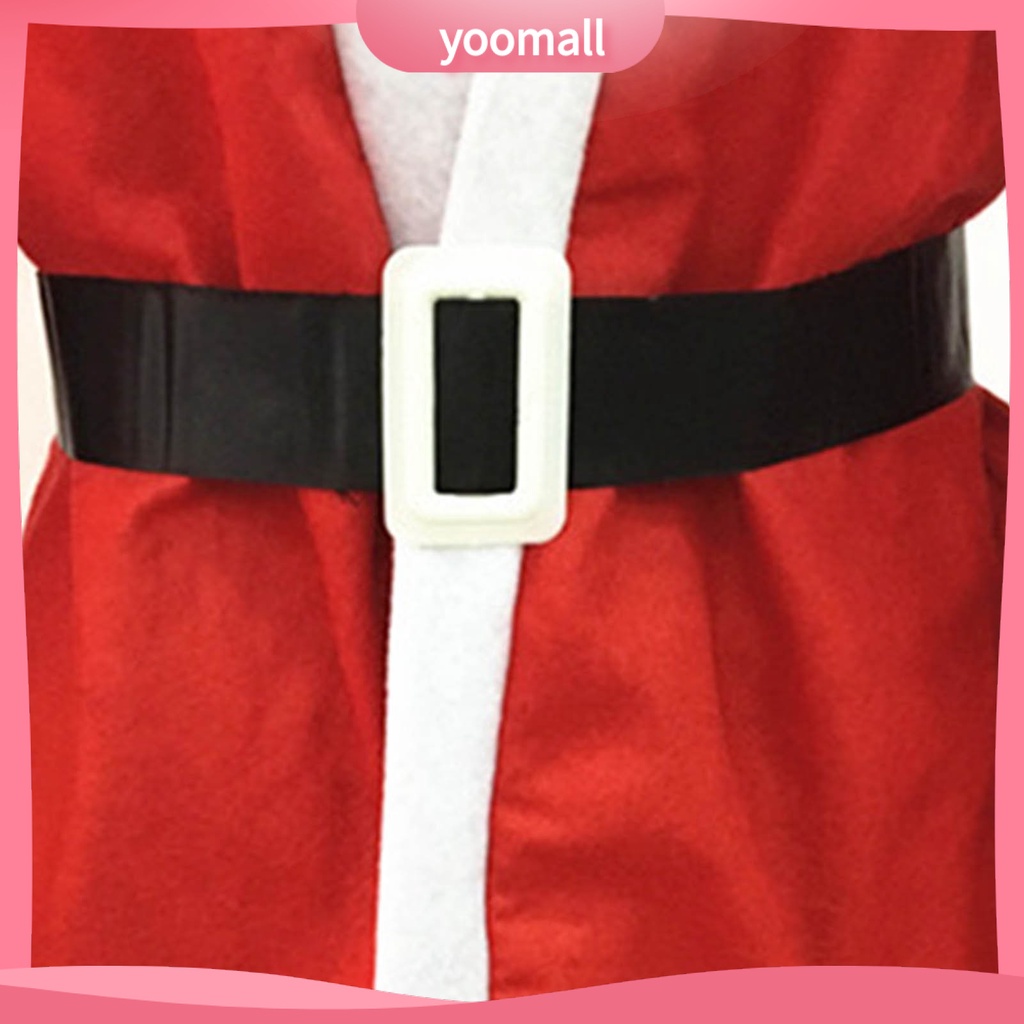 {YO} Thắt Lưng Hóa Trang Ông Già Noel Bằng Nhựa Không Phai Dễ Điều Chỉnh Chống Mài Mòn Trang Phục Hóa Trang Câu Lạc Bộ