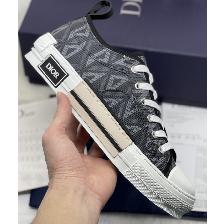 GIÀY DIO SNEAKER LOW CANVAS GREY LAI AU B23 THỂ THAO [FULL BOX]