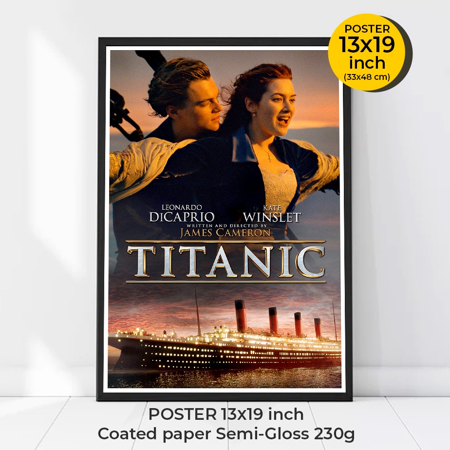 Poster Titanic (1997) Kate Winslet Leonardo DiCaprio Hình ảnh 13X19 Inch