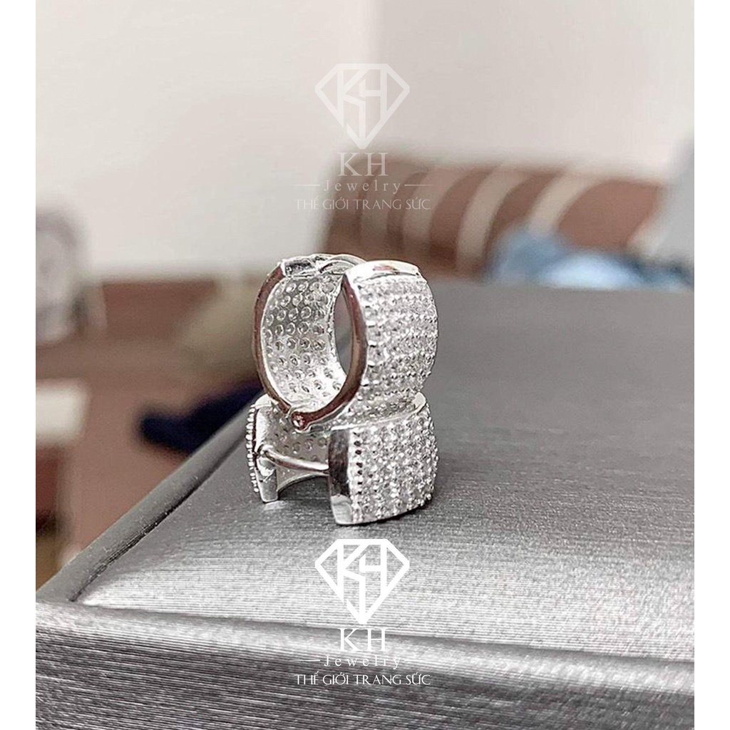 Khuyên Tai 5 Tầng Full Đá Cao Cấp KHJER08