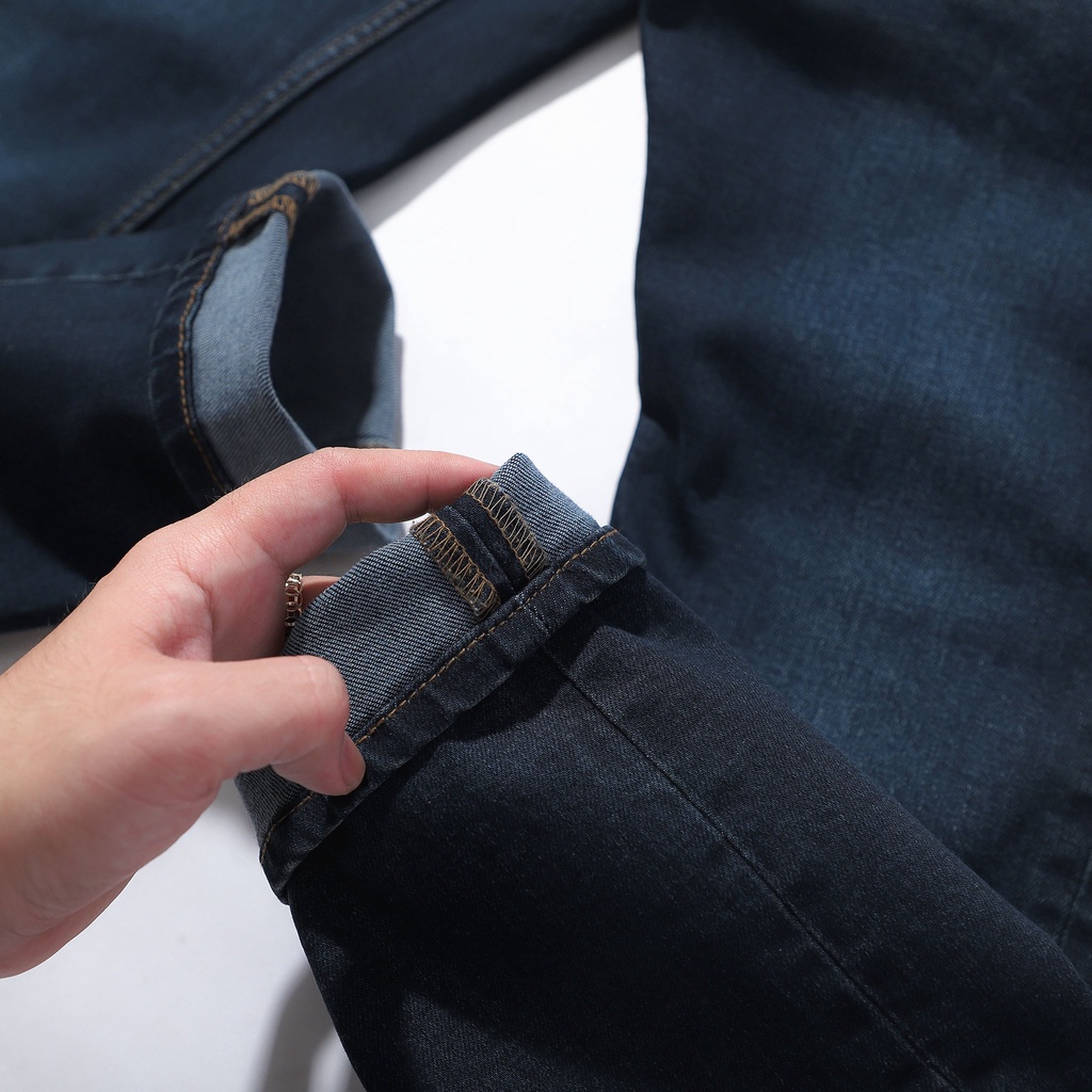 QUẦN BÒ - QUẦN JEAN - DEFOXX - WASH DARK BLUE - FORM SLIM FIT - CODE: 221251