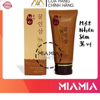 Sữa Rửa Mặt Nhân Sâm 36 Vị ngăn ngừa mụn, loại bỏ tế bào chết chính hãng MeeA Organic