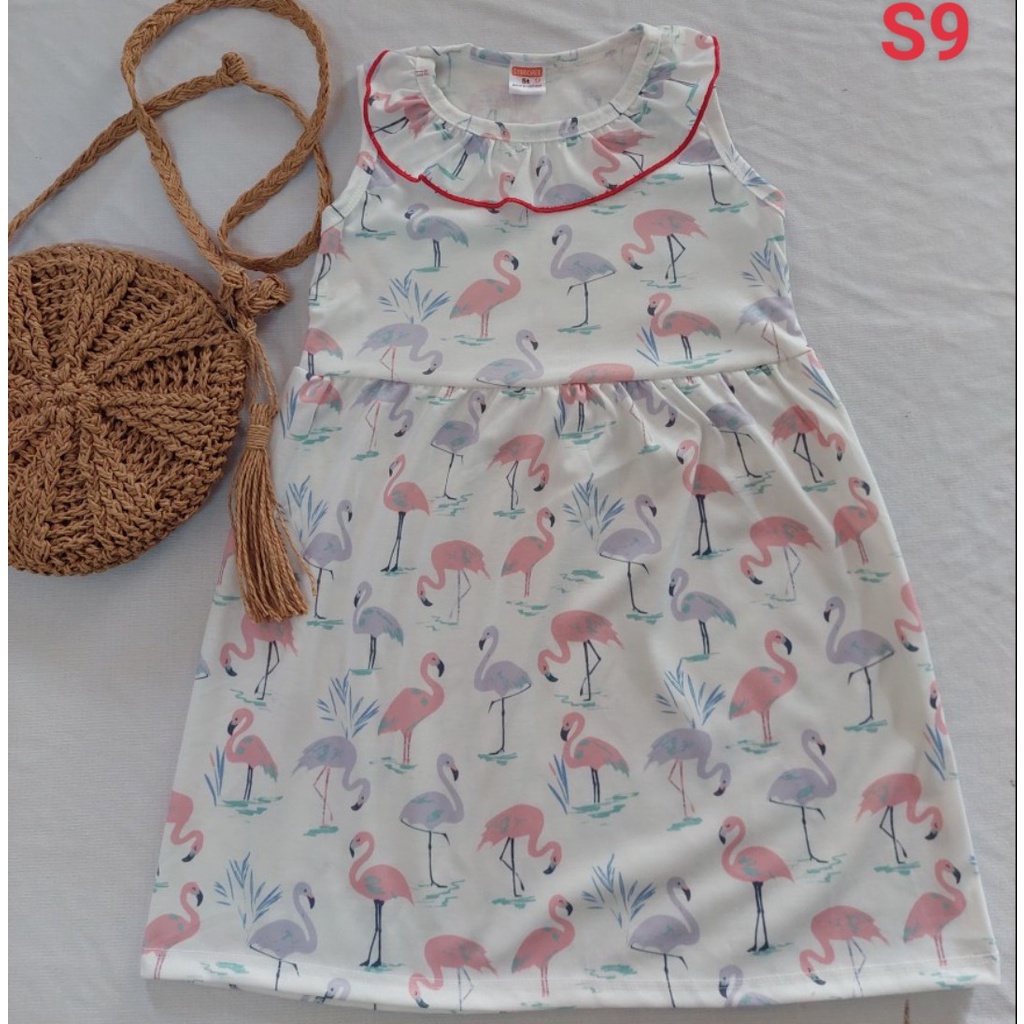 ĐẦM THUN COTTON XUẤT DƯ GIÁ RẺ CHO BÉ, CÓ SIZE LỚN