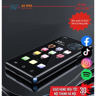 (Hỗ Trợ Tiếng Việt) Máy Nghe Nhạc Android MP4 Màn Hình Cảm Ứng 4.0 Inch Bluetooth WiFi Ruizu H6 - Bản Quốc Tế 2023