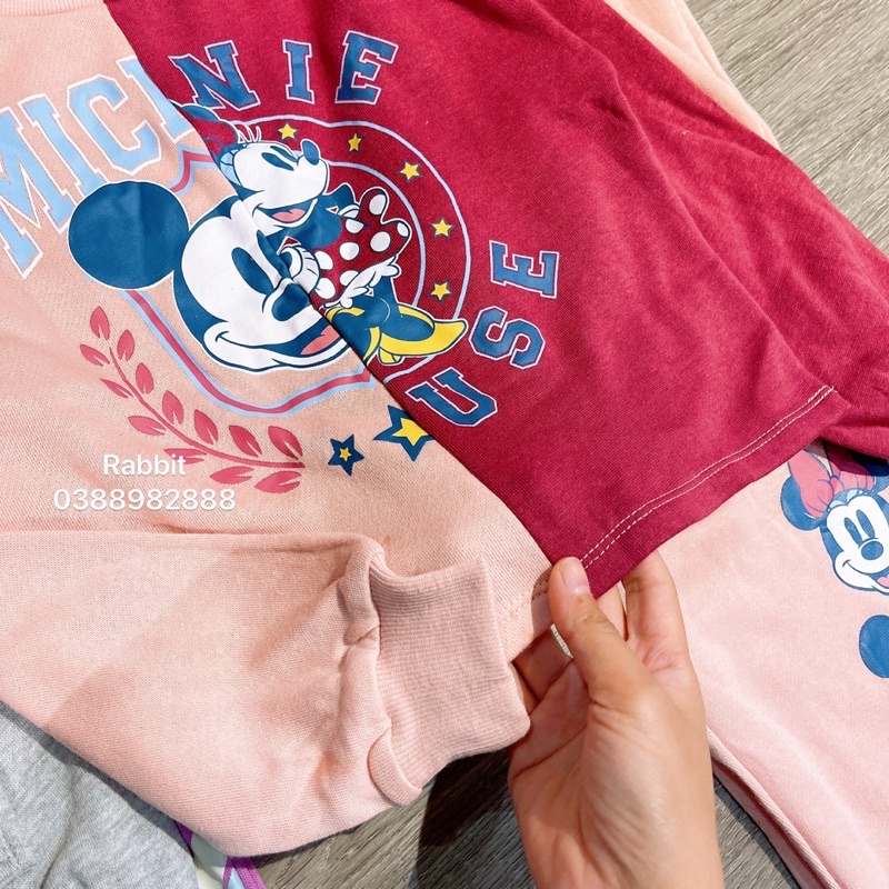 Bộ nỉ dáng ngắn Mickey Lol