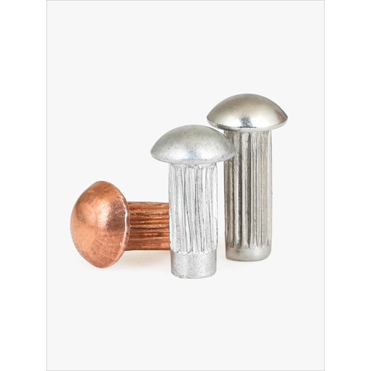 Đinh Tán Đầu Tròn Bằng Đồng / Nhôm M2 M2.5 M3 GB827 Chuyên Dụng Cho Ghi Tên Đĩa