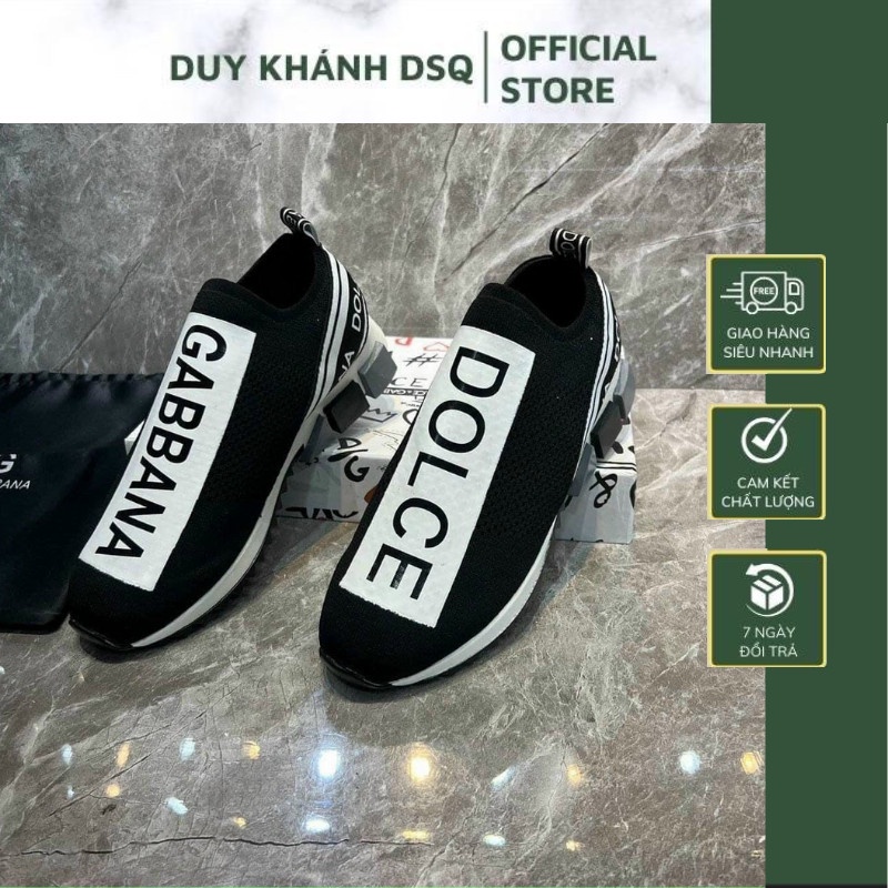 Giày Slipon DG Nam Đẹp, Fom Dáng Thể Thao Cao Cấp Họa Tiết Đơn Gỉan Thời Trang KHÁNH QUÂN STORE