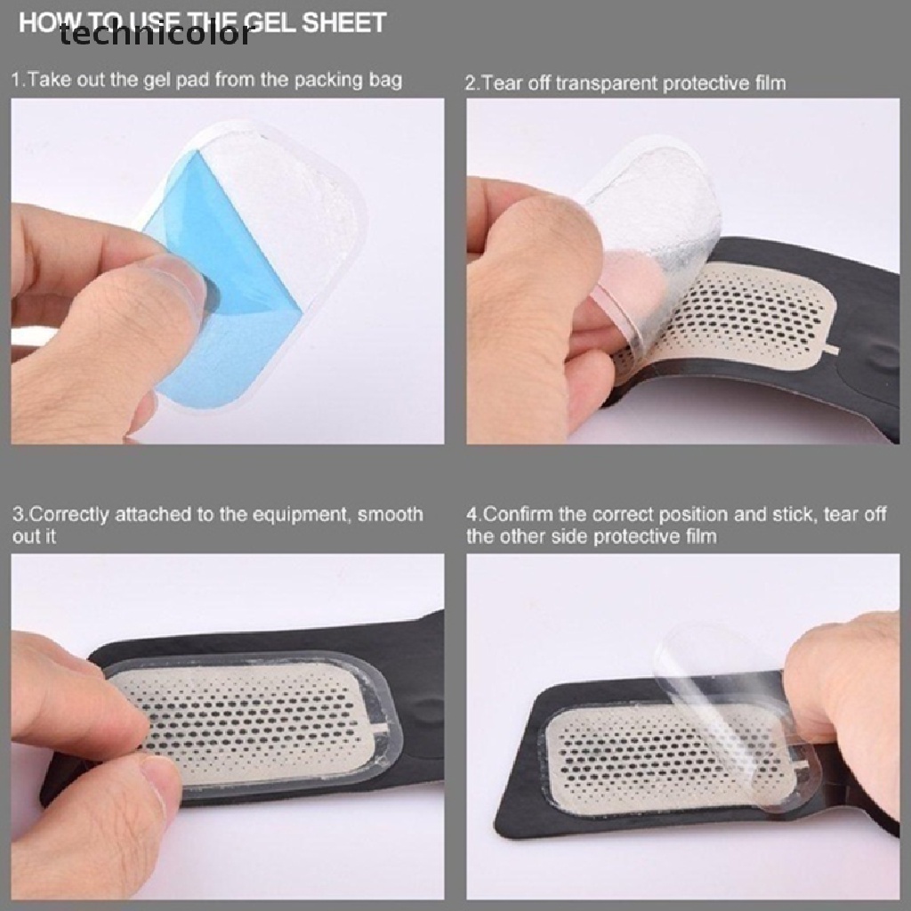 Tấm Đệm Gel Abs Tập Cơ Eo EMS Thay Thế Nhiều Màu Sắc