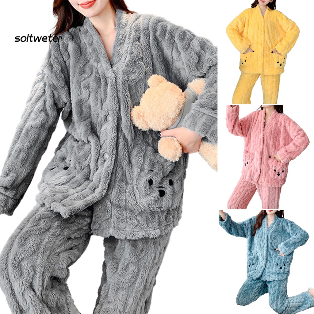 St 1 Bộ Đồ Ngủ Nữ Màu Rắn