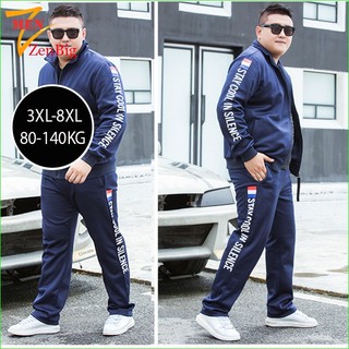 Bộ quần áo thu đông nam vải nỉ big size dành cho người béo người mập