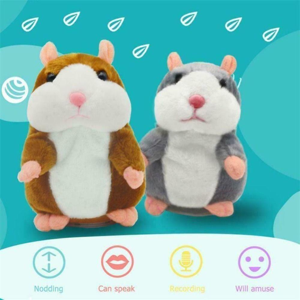 LUOL Chuột Hamster Nhồi Bông Dễ Thương