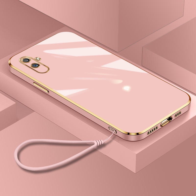 Ốp Điện Thoại gel silica Mạ Điện Cho oppo realme c3 c3i rmx2027 rmx2020 rmx2021