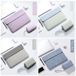  Túi da đựng laptop chất lượng cao Bao Da PU bảo vệ Vỏ chống sốc Túi laptop máy tính Macbook  13.3 14.1 15.4 Inch 