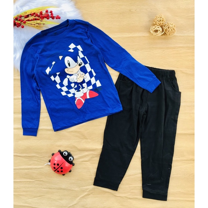 🚗 Bộ dài tay cotton xuất Gap bé trai từ 20-60kg