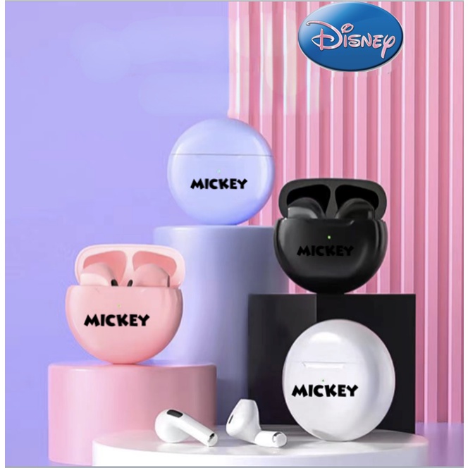 Tai nghe không dây 9d Điều Khiển Cảm Ứng Kèm MIC Hình Disney Mickey TWS