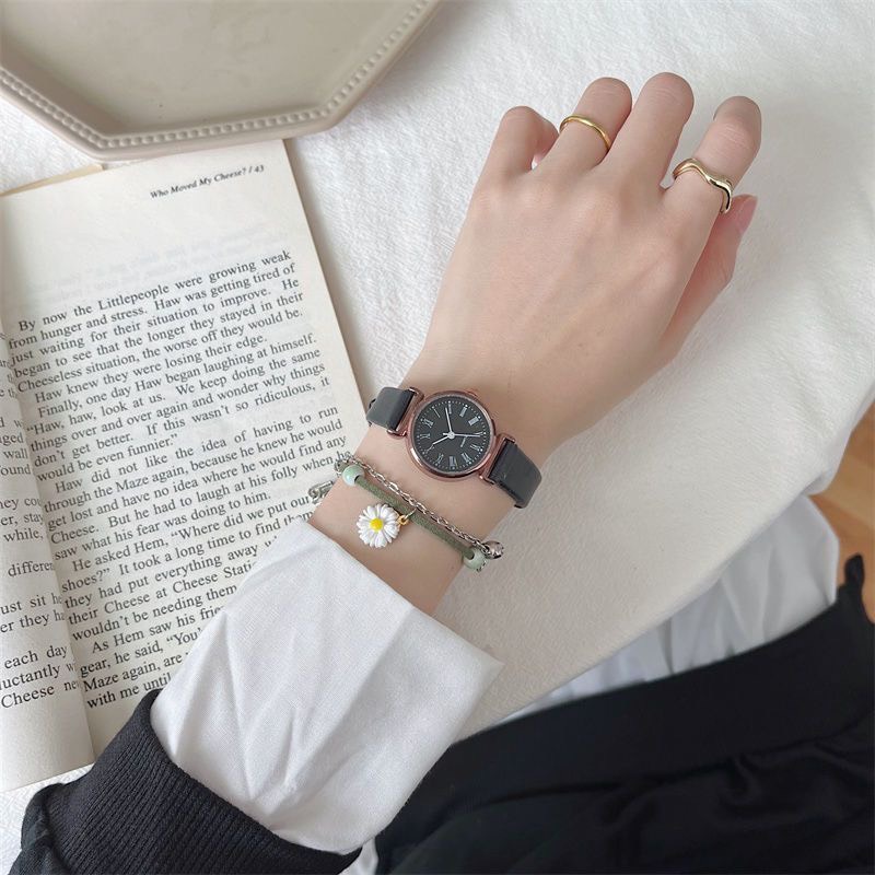 Đồng hồ nữ Madeline MS07 mặt nhỏ dây da mềm êm tay mặt số giờ la mã xinh xắn | BigBuy360 - bigbuy360.vn