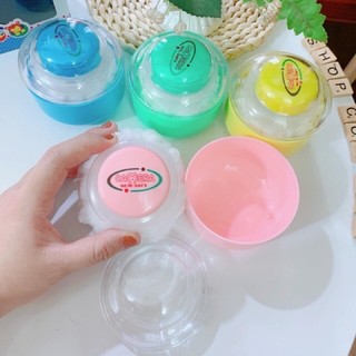 Hộp Đựng Phấn Rôm, Phấn Thơm Cho Bé Hiệu CAMERA (Loại Tốt Có Sẵn Bông Phấn)