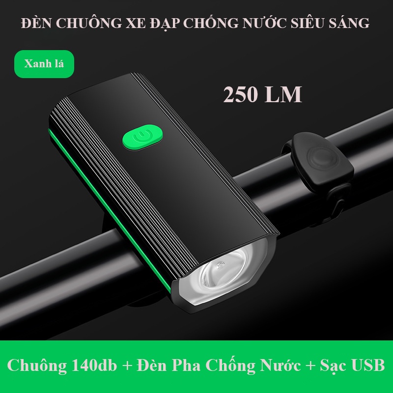 Đèn xe đạp thể thao led chống nước ĐÈN SÁNG CÒI TO xe đạp thể thao