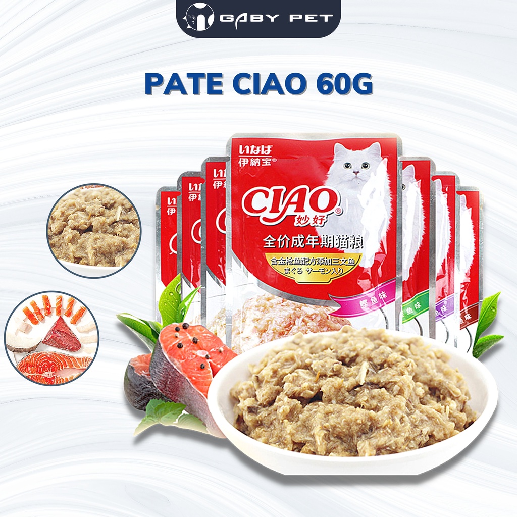 Pate Cho Mèo GABYPET Loại 60G