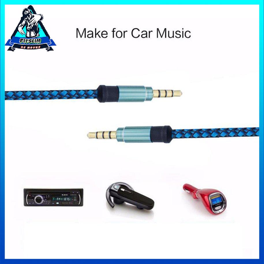 [Fit] Cáp Aux 1.5M/3M 3.5Mm âm thanh Giắc cắm loa [S/17]