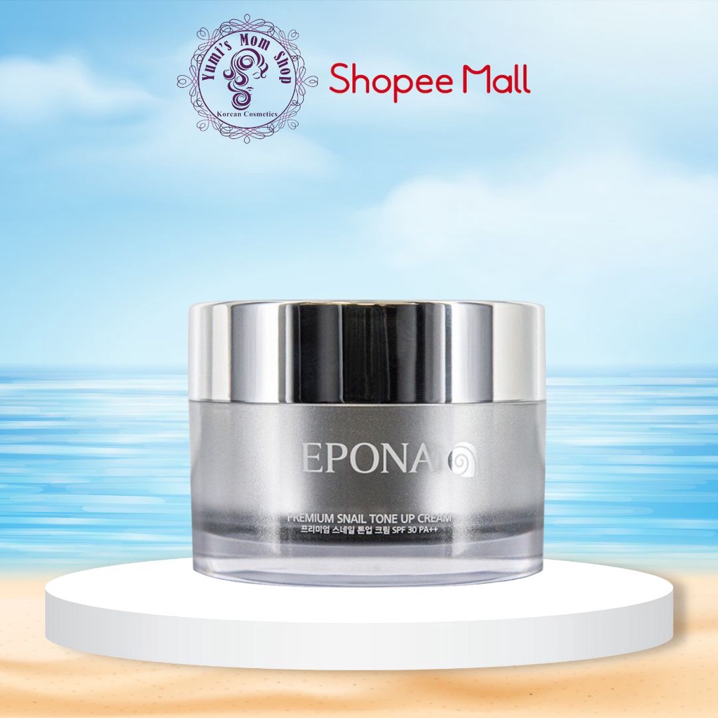 Kem Dưỡng Trắng - Nâng Tone Mỏng Nhẹ Epona Premium Snail Tone Up Cream SPF 30 PA++ 50ml