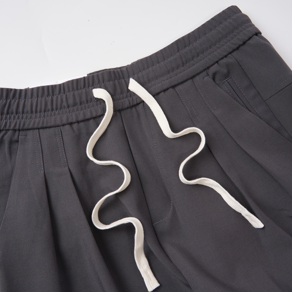 Quần Âu Nam Chun Trơn ATINO Vải Polyester Co Giãn Pha Rayon Thông Thoáng Form Regular QA2.041