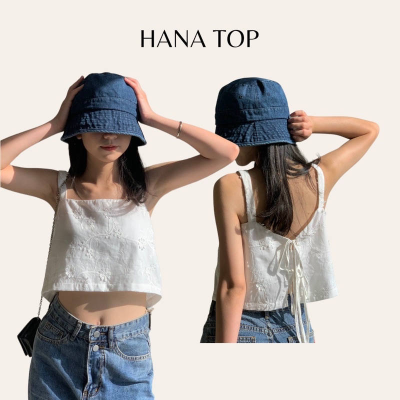 áo hai dây thêu hoa ngực cột nơ TKA333 LOLLIE STUDIO | BigBuy360 - bigbuy360.vn