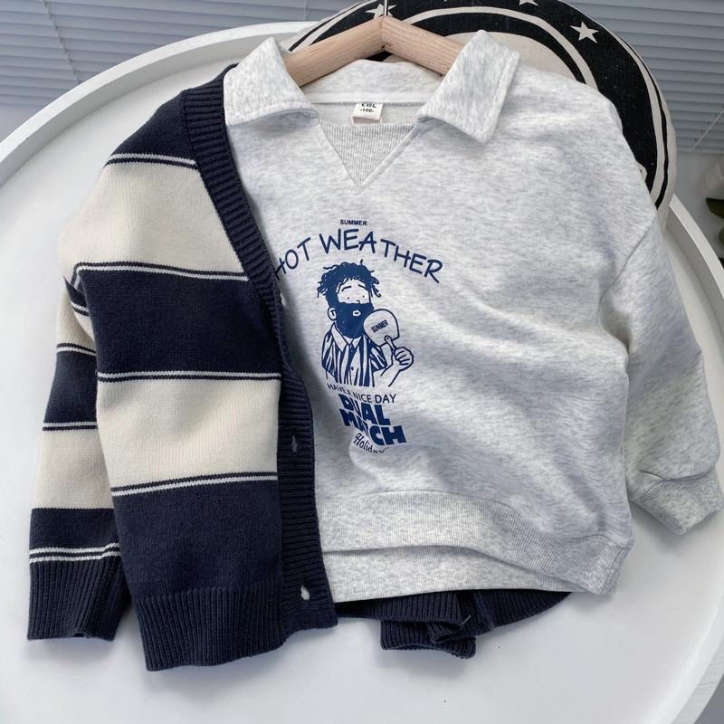 Áo Thun Tay Dài Cổ Tròn In Chữ Thời Trang Xuân Thu Dành Cho Nam Nữ