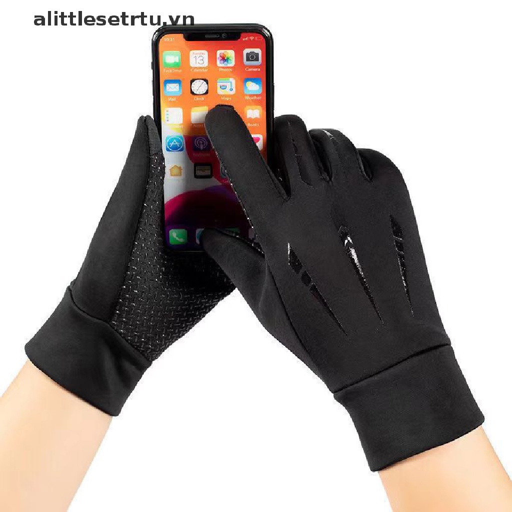 Găng Tay Đạp Xe Giữ Nhiệt Chống Nước Có Thể Chạm Màn Hình Cảm Ứng Unisex
