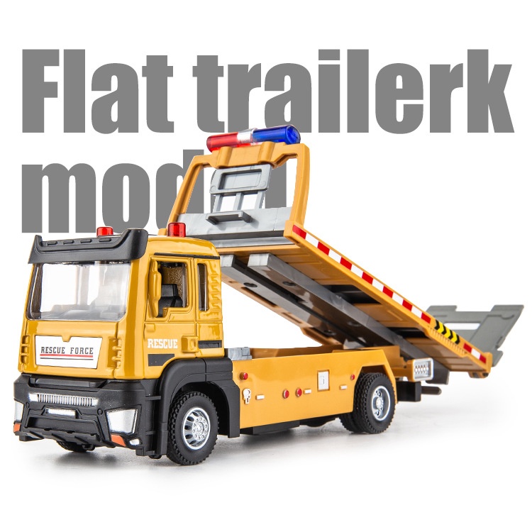 Mô Hình Xe Cứu Hộ Thành Phố Bằng Hợp Kim Có Đèn Và Âm Thanh Tỉ Lệ 1: 32