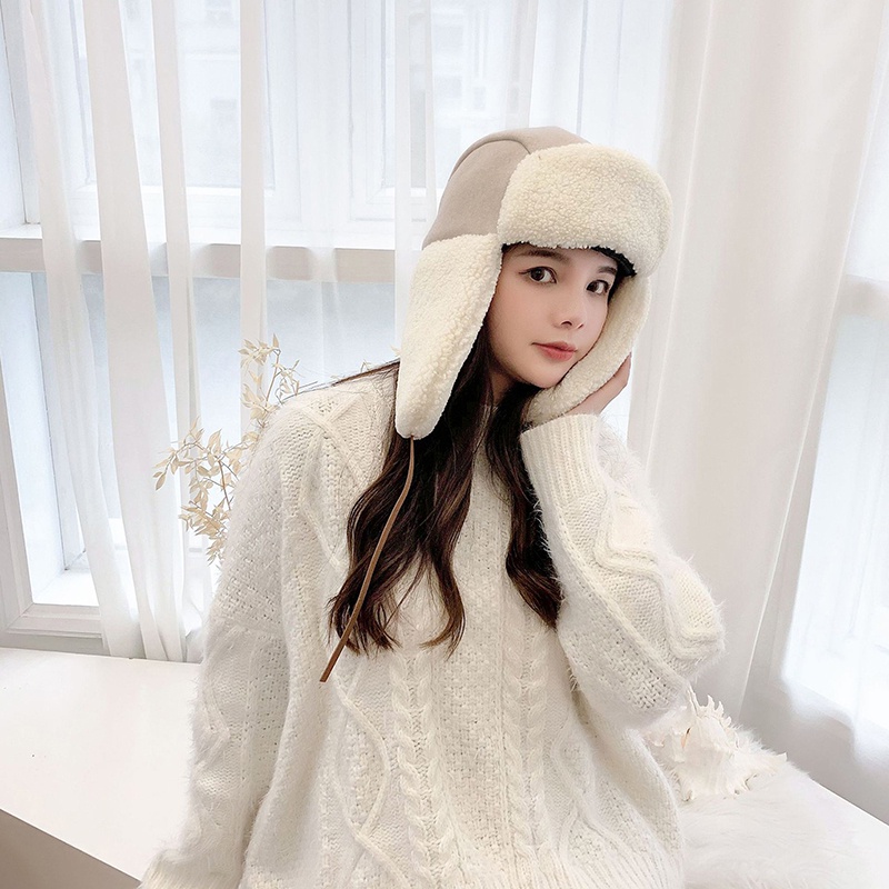 Mũ Trùm Đầu Bảo Vệ Tai Giữ Ấm Mùa Đông Cho Nữ (z2k)