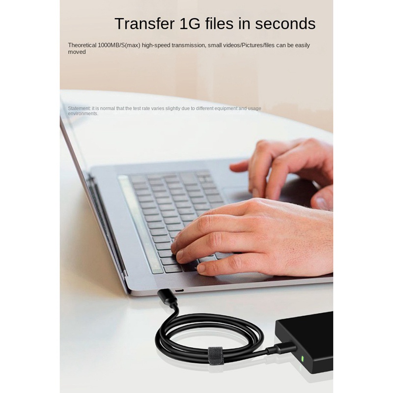 Dây Cáp Sạc Nhanh USB 3.2 10Gbps Type C SSD 60W 3A 3.0 Dài 1M
