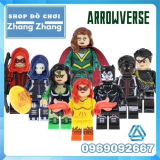 Đồ chơi Xếp hình Taskmaster Deadshot Mr Terrific Hope Summers Black Mamba - Red Arrow - Firestar Minifigures POGO PG8120