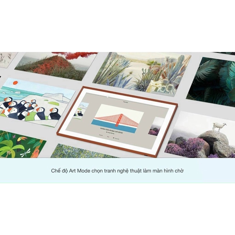 Smart Tivi Khung Tranh The Frame QLED Samsung 4K 65 inch QA65LS03A. HÀNG NEW SIÊU NGUYÊN ĐAI