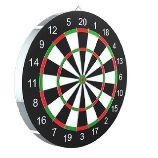 Bảng phi tiêu 45cm đường kính, dày 2.5cm, bằng gỗ, 02 mặt cao cấp và chuyên nghiệp (18 inches)