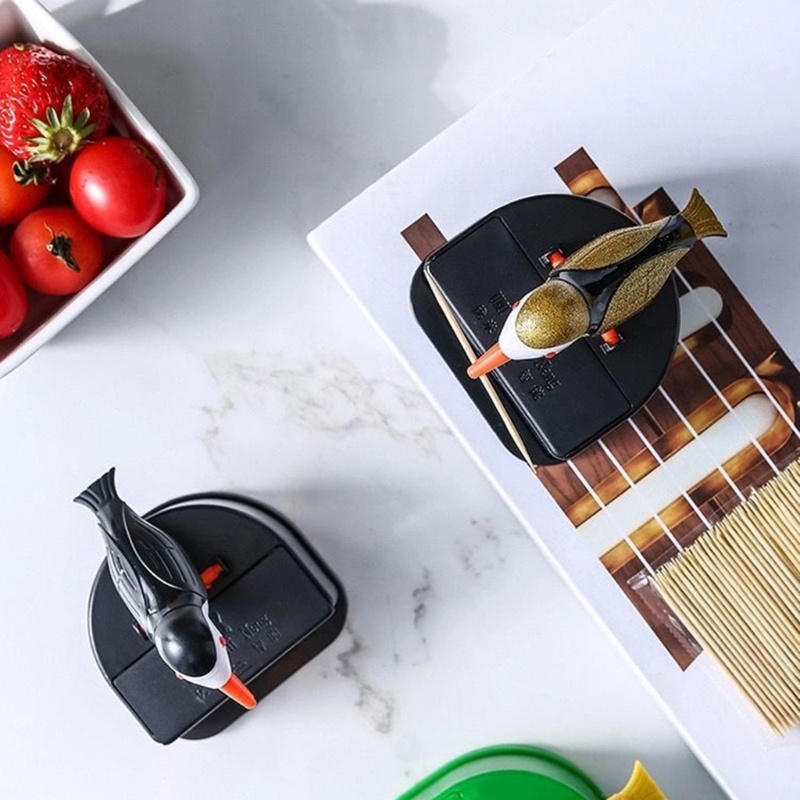 Hộp Đựng Tăm Xỉa Răng Tự Động Hình Chú Chim Độc Đáo Giá Đỡ