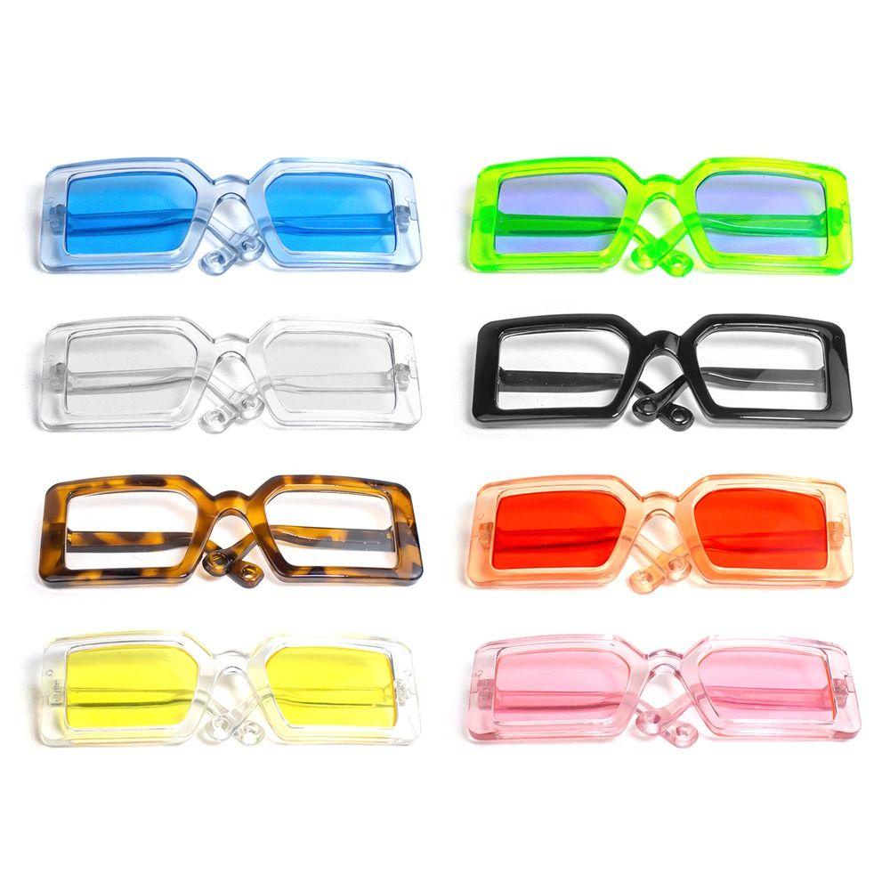 CHOOKEY Mắt Kính Khung Vuông Dễ Thương 8 Màu Lựa Chọn Dành Cho Búp Bê BJD 1 / 31 / 4