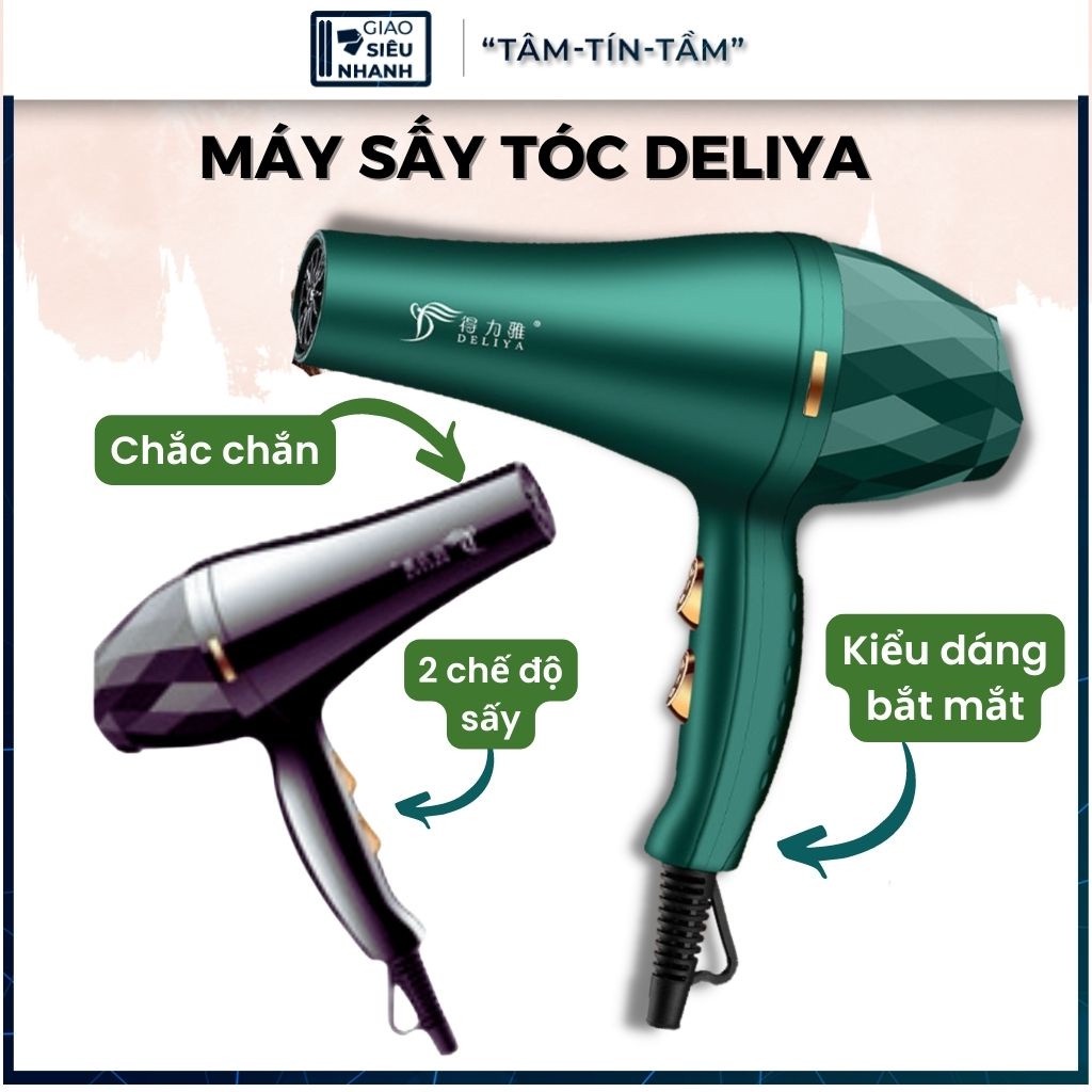 Máy sấy tóc kaw công suất 2500w, sấy nhanh khô bảo hành 12 tháng