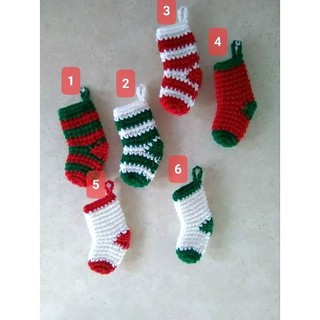 Tất len trang trí noel