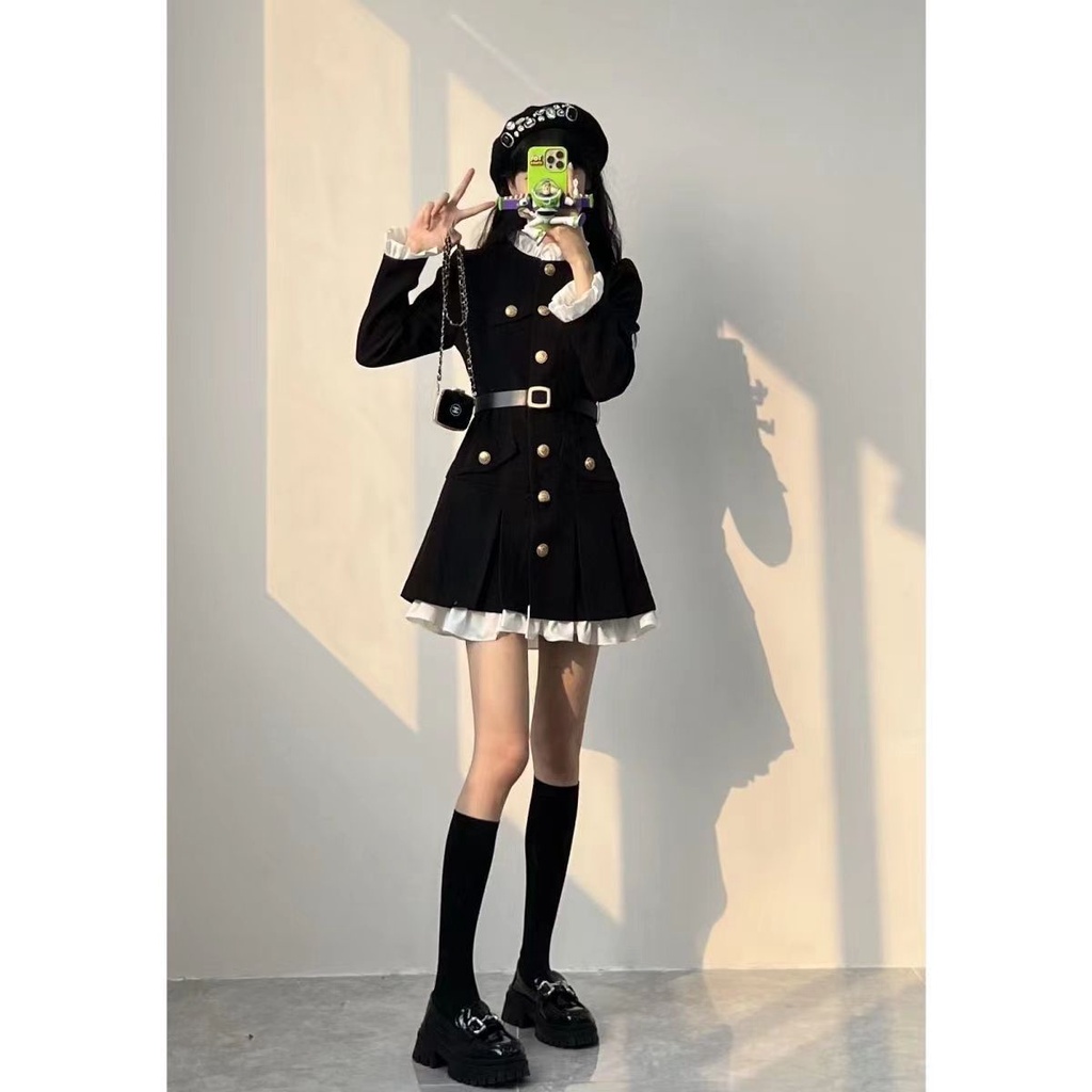 Đầm mùa thu cao cấp, váy tiểu thư phong cách mới thời trang dành cho nữ