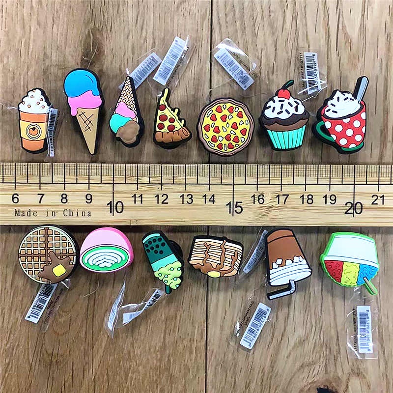 Jibbitz Crocs Phụ kiện khóa giày Dễ thương Đồ ngọt Dòng PVC Giày Badge Trang trí FZL78