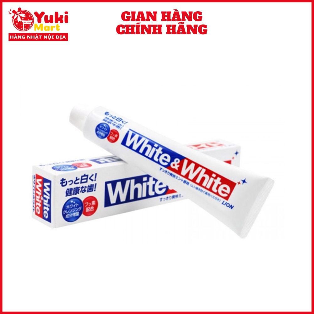 Kem Đánh Răng White & White Lion 150gr