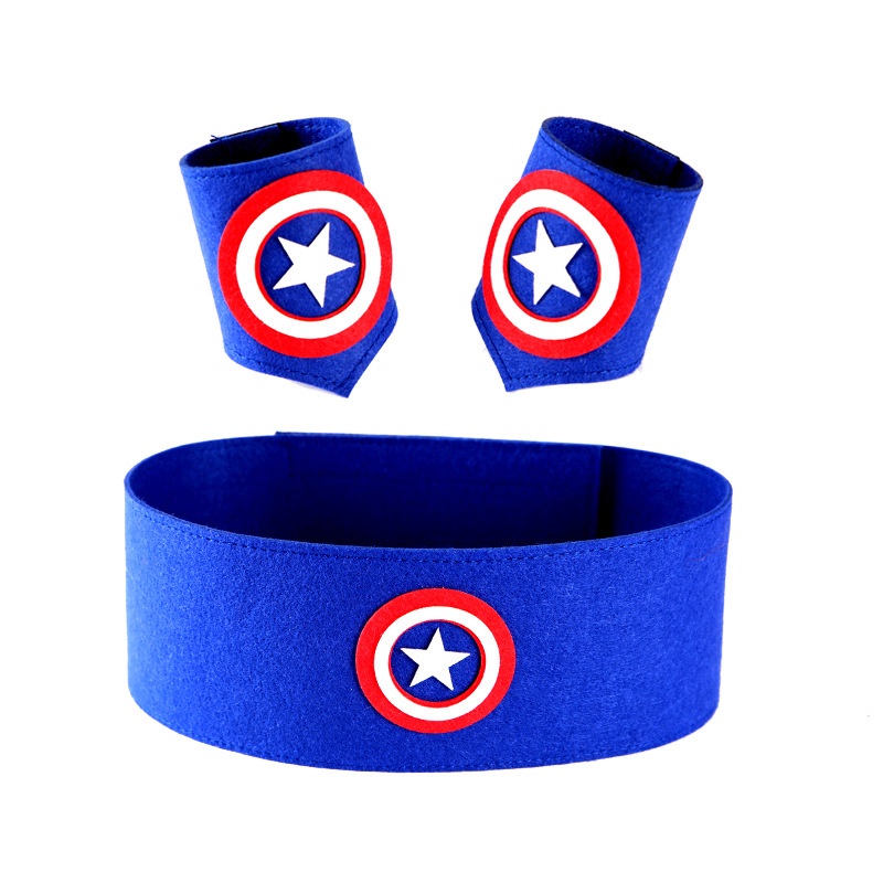 Áo Choàng Hóa Trang Halloween Siêu Anh Hùng Cho Bé