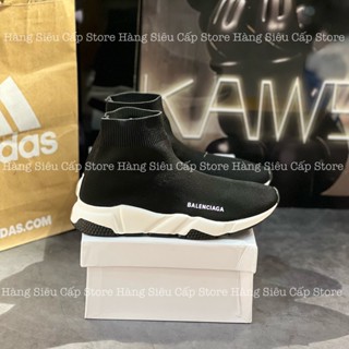 Giày Thể Thao Balen Speed Đen Cổ Chun Cao Cấp Hàng Hộp Trắng Trung Cực Chất