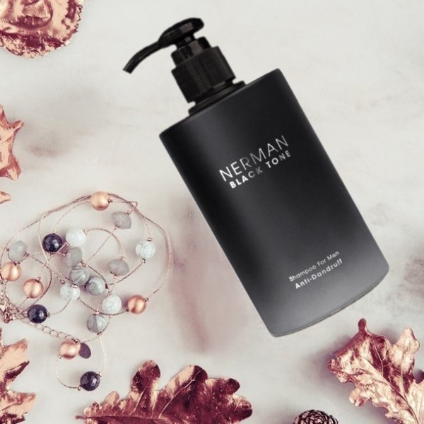 Dầu Gội Sạch Gàu Nerman Black Tone Cho Nam Giới Hương Nước Hoa Pháp 350g - Chính Hãng